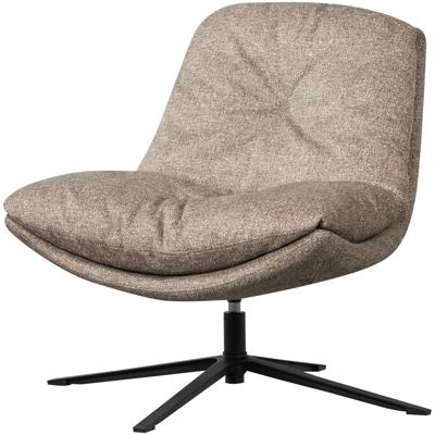 WOOOD Draaifauteuil 'Arve' Geweven stof, kleur Naturel