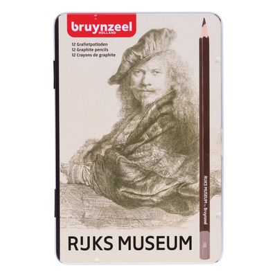 Bruynzeel rijksmuseum grafietpotloden, 12st.