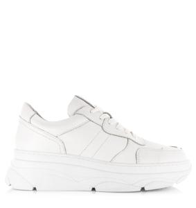 POELMAN Poelman - LPJANA-08POE Sneaker white Wit Leer Lage sneakers Dames