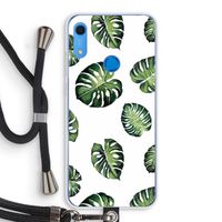 Tropische bladeren: Huawei Y6s Transparant Hoesje met koord