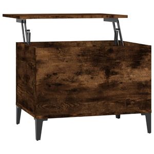 The Living Store Salontafel Lift-top Gerookt Eiken 60x44.5x45 cm