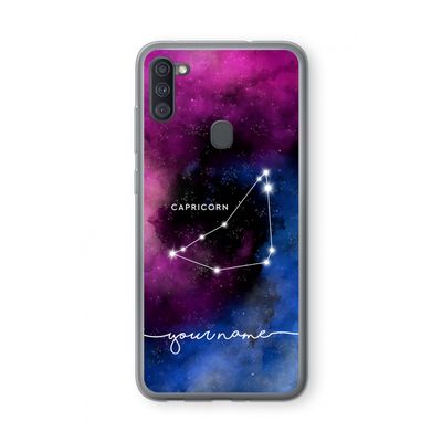 Sterrenbeeld - Donker: Samsung Galaxy A11 Transparant Hoesje