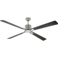 CasaFan ECO NEO III 152 BN-NB/KI WiFi Flügel Nussbaum/Kirsche Plafondventilator Chroom (geborsteld) Met afstandsbediening, Timer, Met wintermodus, Bediening