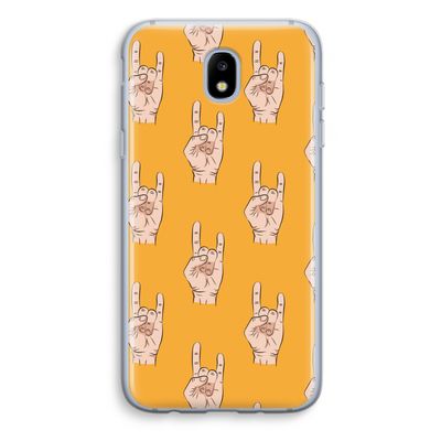 Rock: Samsung Galaxy J5 (2017) Transparant Hoesje