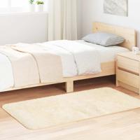 Hoogpolig vloerkleed NAVARRA 80x150 cm polyester crmekleurig