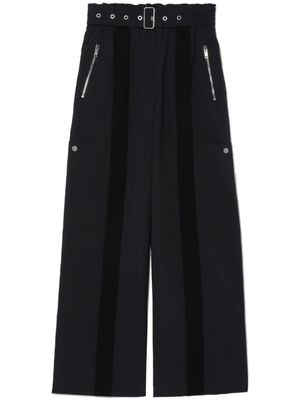 3.1 Phillip Lim pantalon ample à taille haute ceinturée - Noir