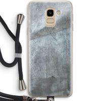 Grey Stone: Samsung Galaxy J6 (2018) Transparant Hoesje met koord