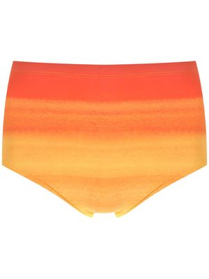Amir Slama slip de bain à effet dégradé - Orange