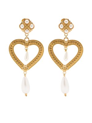 Moschino boucles d'oreilles cœur à clip