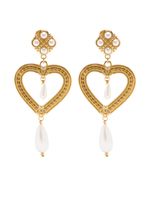 Moschino boucles d'oreilles cœur à clip