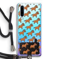 Pony: Huawei P30 Transparant Hoesje met koord