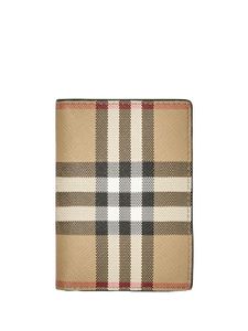 Burberry portefeuille à motif Vintage Check - Tons neutres