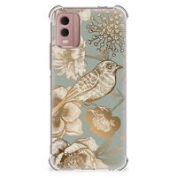 Case voor Nokia C32 Vintage Bird Flowers - thumbnail