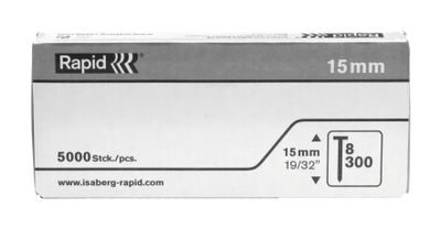 Rapid Nagels Type 8 Gegalvaniseerd, Box 5000st Lengte 15mm