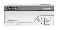 Rapid Nagels Type 8 Gegalvaniseerd, Box 5000st Lengte 15mm