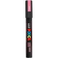 Uni-Posca Posca marker, afm pc-5m, lijndikte 2,5 mm, medium, metallic pink, 1 stuk