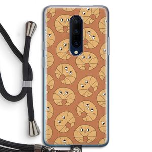 Croissant: OnePlus 7 Pro Transparant Hoesje met koord