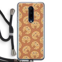 Croissant: OnePlus 7 Pro Transparant Hoesje met koord