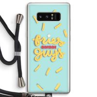 Always fries: Samsung Galaxy Note 8 Transparant Hoesje met koord