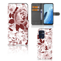 Hoesje OPPO Find X5 Lite | Reno 7 5G Watercolor Flowers