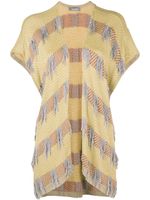 Issey Miyake Pre-Owned 80's sleeveless cardigan - Jaune