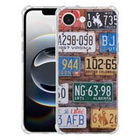 Apple iPhone 16e Hoesje - Kentekenplaten TPU Antishock Apple iPhone 16e Hoesje - Kentekenplaten TPU Antishock