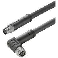 Weidmüller 2050100150 Sensor/actuator aansluitkabel M12 Aantal polen (sensoren): 2+PE Stekker 1.50 m 1 stuk(s)