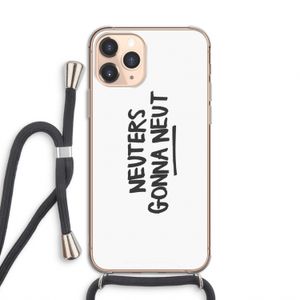 Neuters: iPhone 11 Pro Transparant Hoesje met koord