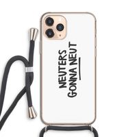 Neuters: iPhone 11 Pro Transparant Hoesje met koord
