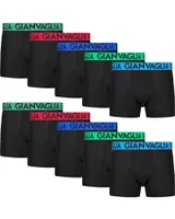 Gianvaglia 10-pack Heren boxershort Katoen - Zwart - thumbnail