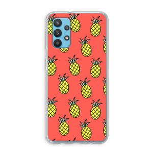 Ananas: Samsung Galaxy A32 4G Transparant Hoesje