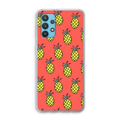 Ananas: Samsung Galaxy A32 4G Transparant Hoesje