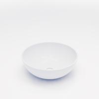 Waskom BWS Dorn 40X40X15 cm Rond Solid Wit Glans Boss & Wessing