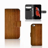 Apple iPhone 6 | 6s | Book Style Case | Donker Hout