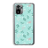 Small white flowers: Xiaomi Redmi Note 10S Transparant Hoesje