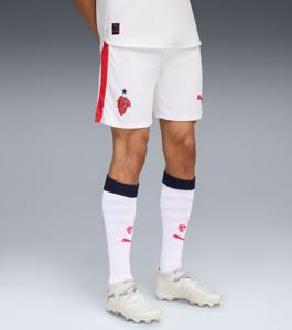 AC Milan Broekje Uit Senior 2025/2026 - Maat S - Kleur: RoodWit | Soccerfanshop