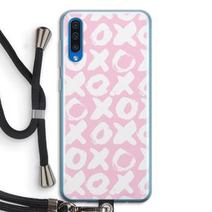 XOXO: Samsung Galaxy A50 Transparant Hoesje met koord