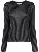 Tory Burch haut en maille nervurée - Noir