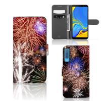 Samsung Galaxy A7 (2018) | Wallet Case | met Pasjes | Vuurwerk