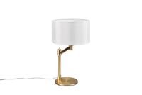 Trio Moderne schemerlamp Cassio met witte kap 514400108 - thumbnail