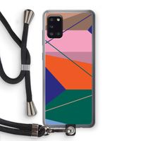 Gestalte 1: Samsung Galaxy A31 Transparant Hoesje met koord