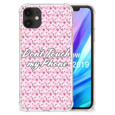 Apple iPhone 11 Anti Shock Case Flowers Pink DTMP Apple iPhone 11 Anti Shock Case Flowers Pink DTMP
