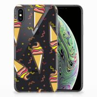 Apple iPhone Xs Max | Siliconen Case | Icecream