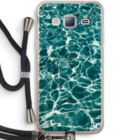 Weerkaatsing water: Samsung Galaxy J3 (2016) Transparant Hoesje met koord Weerkaatsing water: Samsung Galaxy J3 (2016) Transparant Hoesje met koord