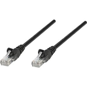 Intellinet 735568 RJ45 Netwerkkabel, patchkabel CAT 6 S/FTP 5.00 m Zwart Vergulde steekcontacten 1 stuk(s)