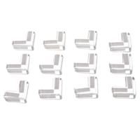 Ruhhy Hoekbeschermers - 12x stuks - transparant - baby veiligheid - tafel hoekbescherming