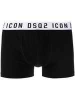 DSQUARED2 boxer à taille à logo Icon - Noir