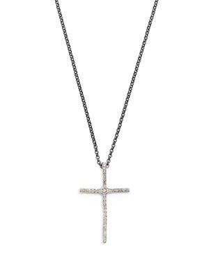 Rosa Maria collier à pendentif croix en argent