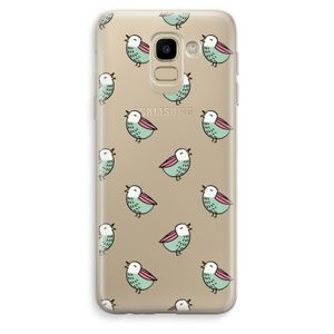 Vogeltjes: Samsung Galaxy J6 (2018) Transparant Hoesje