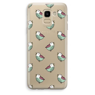 Vogeltjes: Samsung Galaxy J6 (2018) Transparant Hoesje